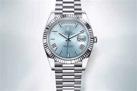 rolex day date 41 platnium diamonds|Rolex Day-Date 40 price.